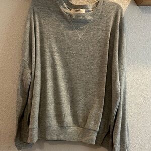 Three Bird Nest Heather Gray Crewneck Sweatshirt
